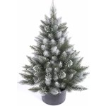 zanapo.cz Umělý vánoční stromeček Smrk diamond 2D v květináči 140 cm – Zboží Dáma
