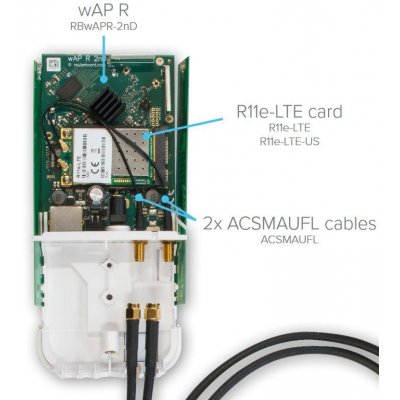 MikroTik ACSMAUFL Pigtail, U.FL - SMA Female, 15cm – Zboží Mobilmania