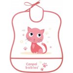Canpol babies plastový bryndák měkký Happy Animals Kočička – Zboží Dáma