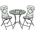 Outsunny ANTIKA balkónový set k posezení 3 kusy antik zelená – Zboží Mobilmania