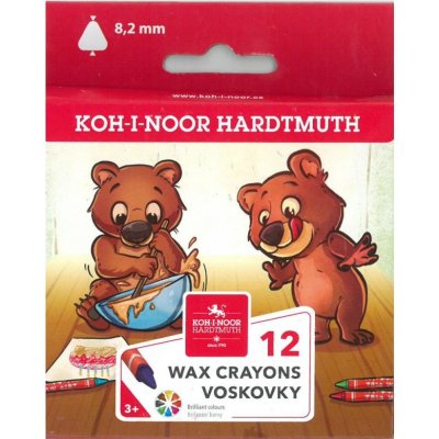 Koh-i-noor Voskovky trojhranné 12 ks 8272 – Hledejceny.cz