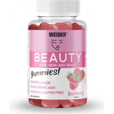 Weider Beauty Gummies malina 40 ks – Hledejceny.cz