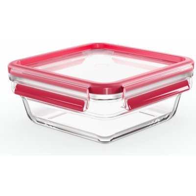Tefal dóza 0.8 l Master Seal Glass čtvercová N1041410 – Zboží Mobilmania