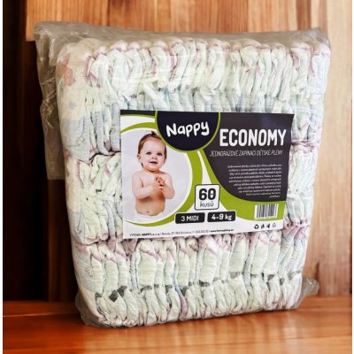 NAPPY pleny ECONOMY Midi 4-9 kg 60 ks