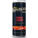 Míchané nápoje Republica Cuba Libre Rum Cola Limetka 6% 0,25 ml (plech)