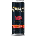 Republica Cuba Libre Rum Cola Limetka 6% 0,25 ml (plech) – Hledejceny.cz