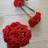 Květina Pěnové růže 8 ks červené