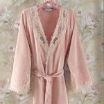 Soft Cotton elegantní župan Destan Starorůžová – Zboží Dáma