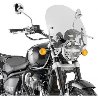 9058A specifické plexi pro Royal Enfield Super Meteor 650 (23-25), vxš380x420 mm, nutná mont. sada – Sleviste.cz