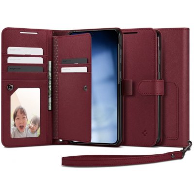 Pouzdro SPIGEN WALLET ”S” PLUS GALAXY S23+ PLUS BURGUNDY – Hledejceny.cz