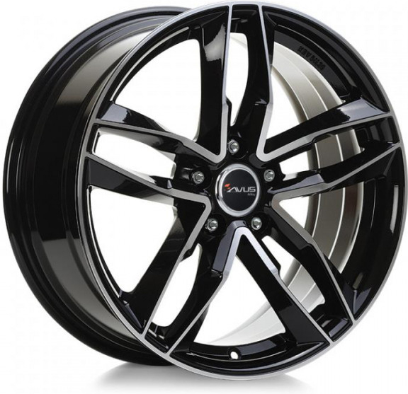 Avus Racing AF16 8,5x21 5x112 ET30 black polished