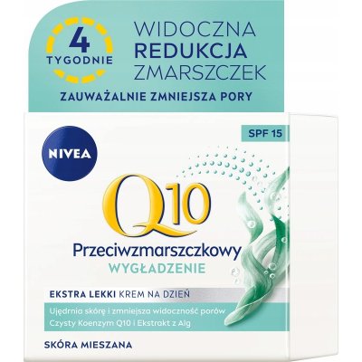 NIVEA Q10 Vyhlazení proti vráskám lehký denní krém 50 ml – Zbozi.Blesk.cz