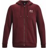 Pánská mikina Under Armour UA Essential Fleece FZ Hood červená