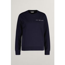 Gant REG PRINTED GRAPHIC C-NECK EVENING BLUE