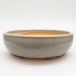 E-bonsai keramická bonsai miska 18 x 18 x 6 cm zelená – Sleviste.cz