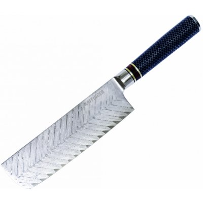 Katfinger Damaškový nůž Čínský kuchařský 7 Resin 17 cm