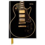 Black Gibson Guitar Luxury Pocket Diary Planner Week to View 2026 – Hledejceny.cz