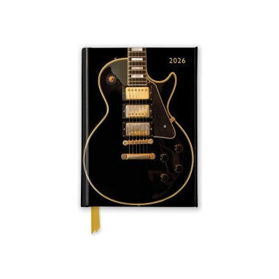Black Gibson Guitar Luxury Pocket Diary Planner Week to View 2026 – Hledejceny.cz