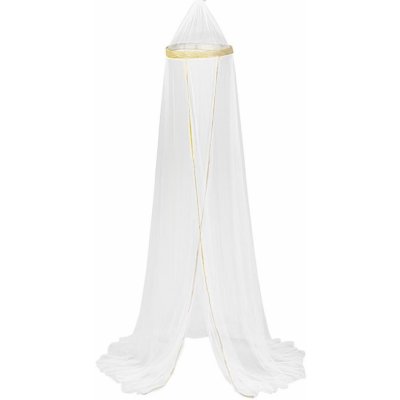 EMMA Textilomanie Bílý baldachýn se zlatým okrajem – Zboží Dáma
