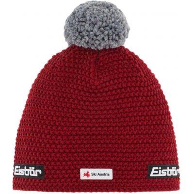 Eisbär Jamie Pompon MÜ SKA 043/Burgund/Graumele – Zboží Dáma