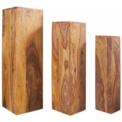 Ainnde OS36339 MAKASSAR 80 cm masiv sheesham 3 ks – Sleviste.cz