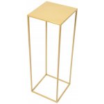 DekorStyle Stojan na květiny Glenn 70 cm zlatý – Zboží Dáma