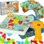KIK Mozaika dětské puzzle plastové bloky + šroubovák 261 ks – Hledejceny.cz