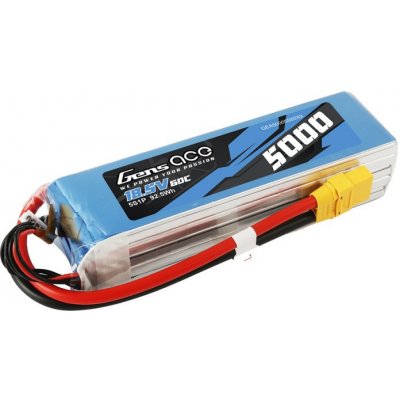 Gens Ace Baterie LiPo Bashing 5000mAh 18,5V 60C 5S1P XT90 – Sleviste.cz
