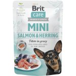 Brit Care Mini Salmon & Herring fillets in gravy 85 g – Zboží Mobilmania