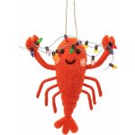 Sass & Belle Lobster with Fairy Lights vánoční ozdoba červená – Hledejceny.cz