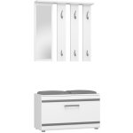 TP Living Předsíňová stěna OPAL III bílá – Zboží Dáma