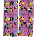 IMPAR Závěsy Psychedelic cubes (Rozměr : 140x250, Materiál: Interlock) – Hledejceny.cz