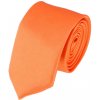 Kravata Kravata jednobarevná oranžová
