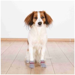 Trixie Protiskluzové šedé ponožky 2 ks pro psy