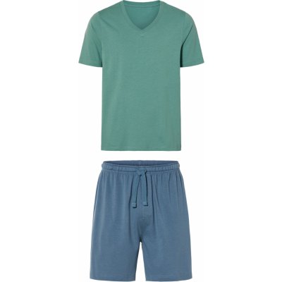 Livergy pánské pyžamo krátké zeleno modré – Zboží Mobilmania