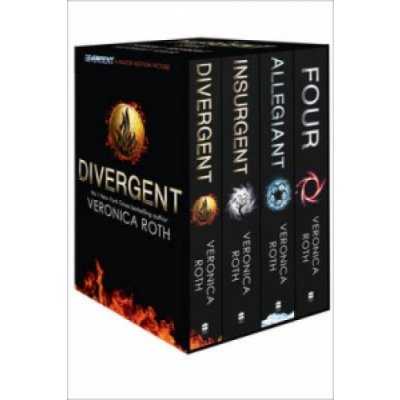 Divergent Series Box Set Books 1-4 Plus World of Divergent Roth Veronica