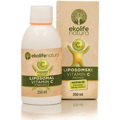 Ekolife Natura Liposomal Vitamin C 750mg 250ml ananas (Lipozomální vitamín C)