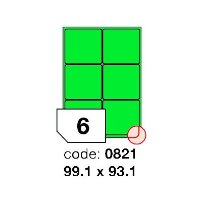 Rayfilm 99,1x93,1 mm 300 archů, matně zelená, R0120.0821D – Sleviste.cz