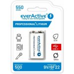 everActive 6F22/9V Li-ion 550 mAh s USB TYPE C – Sleviste.cz