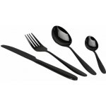 Exellent Sada příborů nerez 24 ks ČERNÁ – Zboží Mobilmania