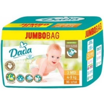 Dada Extra soft bag 3 4-9 kg 96 ks od 285 Kč - Heureka.cz