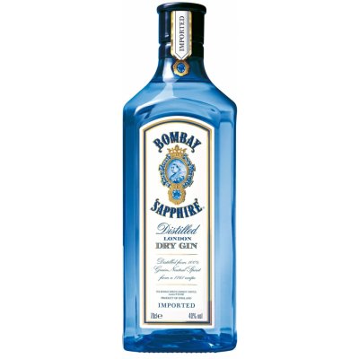 Bombay Sapphire London Dry Gin 40% 1 l (holá láhev)