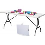 GoodHome Zahradní piknikový stůl 240 WHITE – Zboží Mobilmania