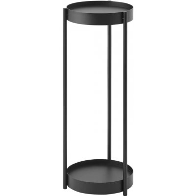 Yamazaki Kovový stojan na květiny Tower černý 70 cm – Zboží Dáma