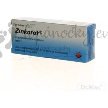 ZINKOROT POR 25MG TBL NOB 50