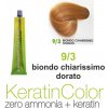 Barva na vlasy BBcos Keratin Color barva na vlasy 9/3 100 ml