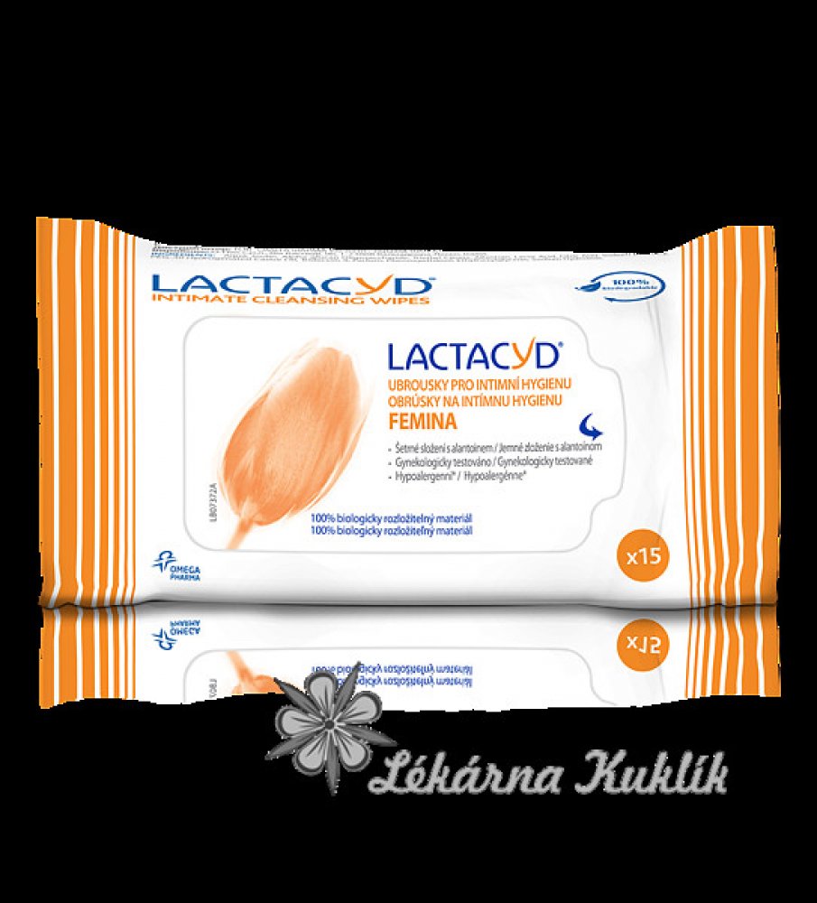 Lactacyd Femina ubrousky pro intimní hygienu 20 ks | Srovnanicen.cz