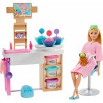 Barbie Salón krásy Herní set s blondýnkou – Zboží Mobilmania