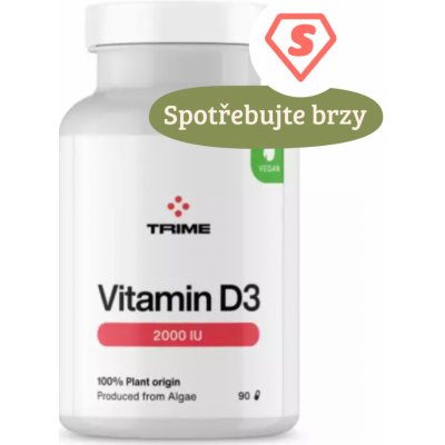 Trime vitamín D3 1000IU 90 kapslí