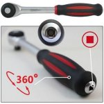 4Czech ráčna rotační 1/4", 52z, otočná rukojeť o 360°, 4CZ-144-11 – Zboží Dáma